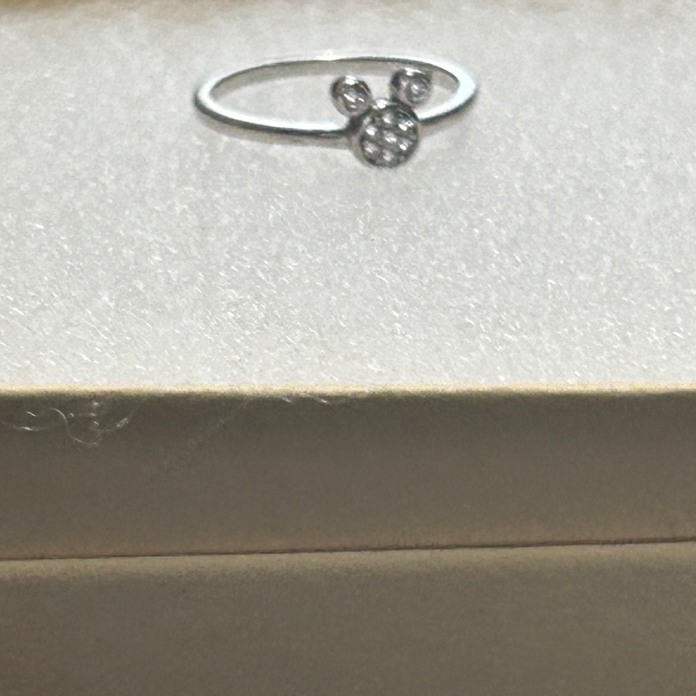Disney Silver Mickey Mouse Ring